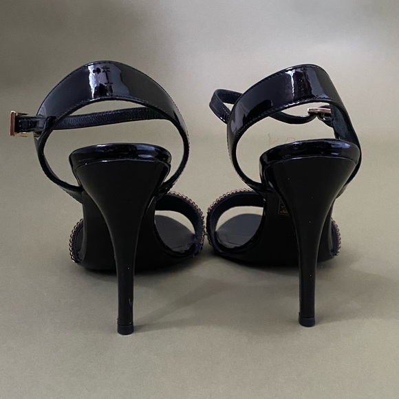 Fendi Swarovski Open Toe Heels Italy Size 37 - Picture 8 of 12